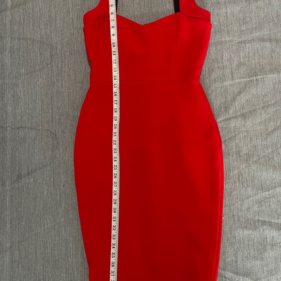 VICTORIA BECKHAM Matte Crepe Curve Cami Fitted Dress UK12 /US8 - Picture 10 of 10